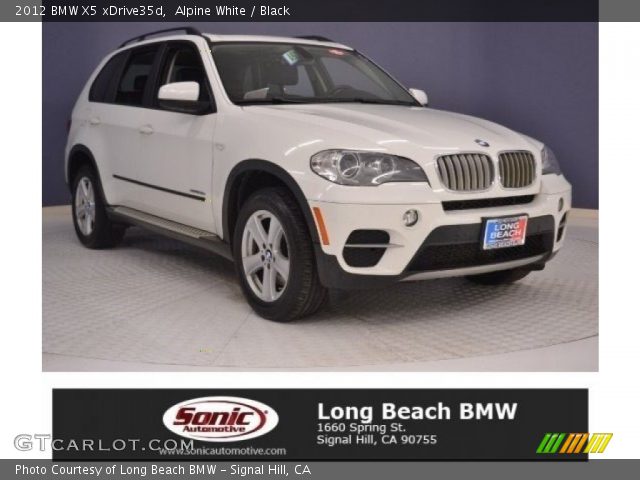 2012 BMW X5 xDrive35d in Alpine White