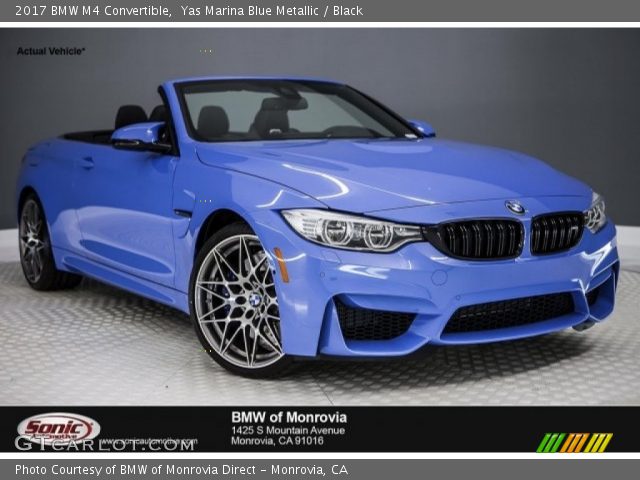 2017 BMW M4 Convertible in Yas Marina Blue Metallic
