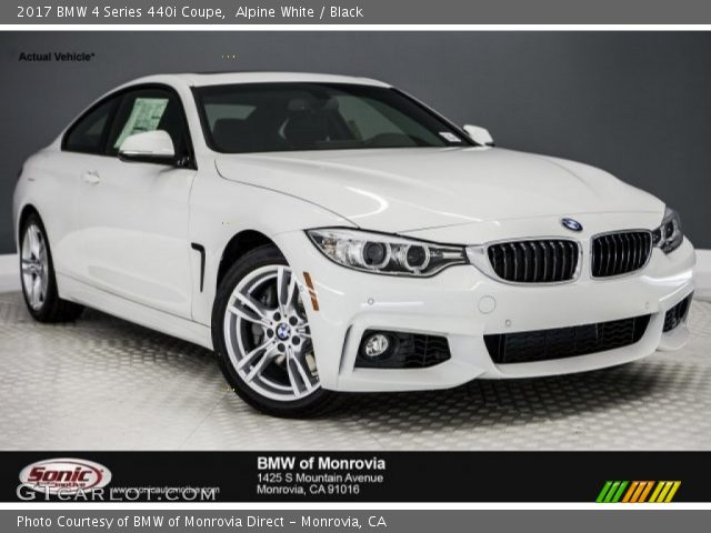 2017 BMW 4 Series 440i Coupe in Alpine White