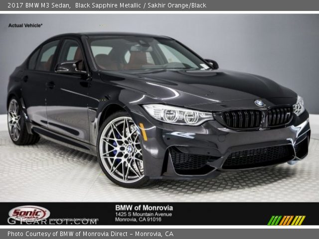 2017 BMW M3 Sedan in Black Sapphire Metallic