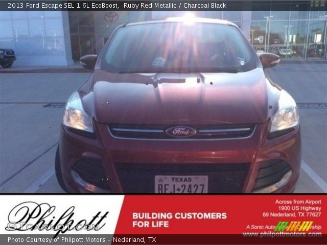 2013 Ford Escape SEL 1.6L EcoBoost in Ruby Red Metallic