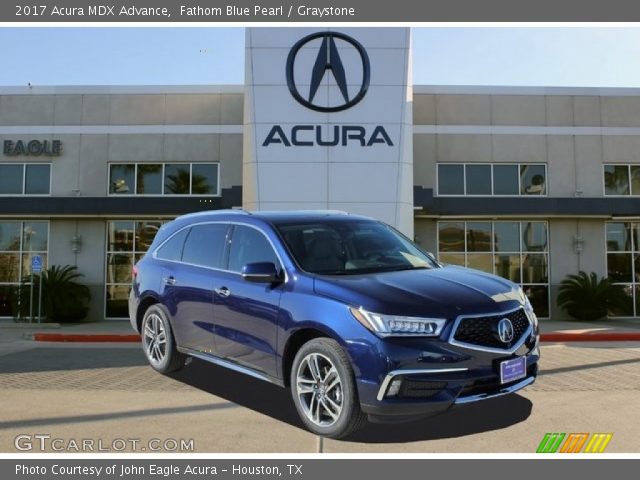 2017 Acura MDX Advance in Fathom Blue Pearl