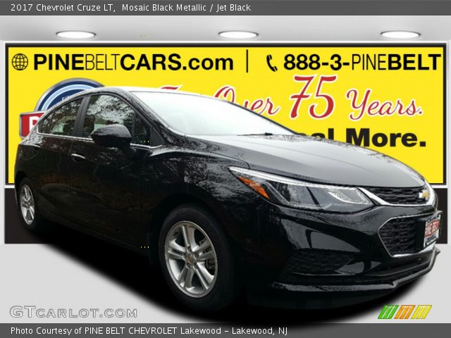 2017 Chevrolet Cruze LT in Mosaic Black Metallic
