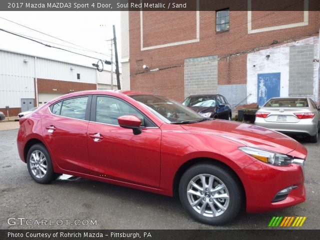 2017 Mazda MAZDA3 Sport 4 Door in Soul Red Metallic