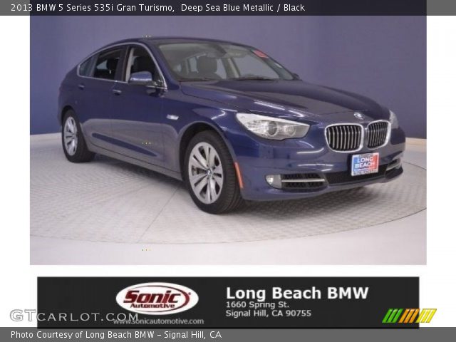2013 BMW 5 Series 535i Gran Turismo in Deep Sea Blue Metallic