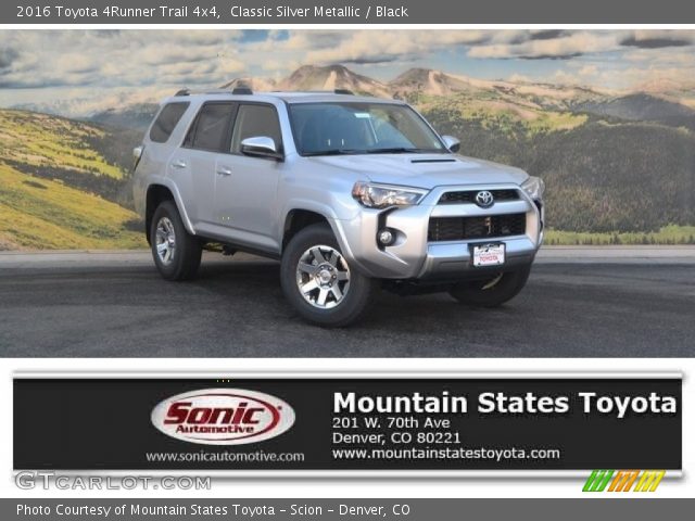 2016 Toyota 4Runner Trail 4x4 in Classic Silver Metallic
