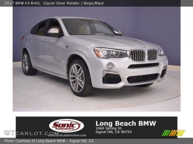 2017 BMW X4 M40i in Glacier Silver Metallic