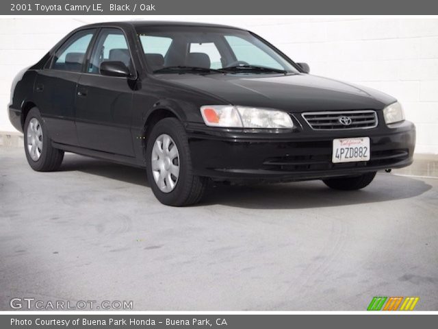 2001 Toyota Camry LE in Black