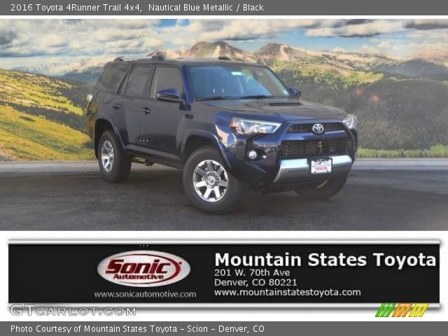 2016 Toyota 4Runner Trail 4x4 in Nautical Blue Metallic