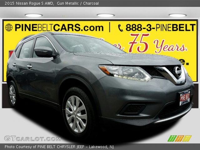 2015 Nissan Rogue S AWD in Gun Metallic