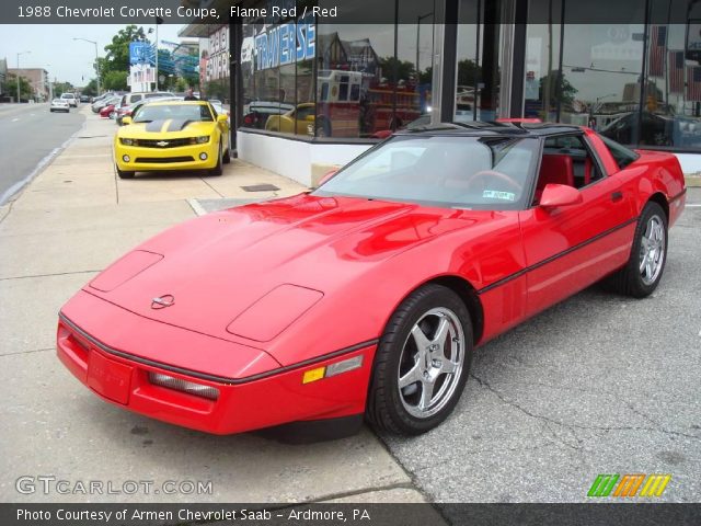 1988 Chevrolet Corvette Coupe in Flame Red