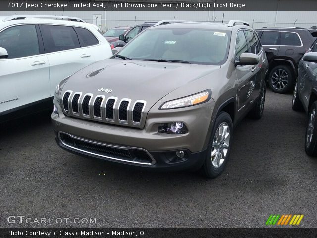 2017 Jeep Cherokee Limited 4x4 in Light Brownstone Pearl