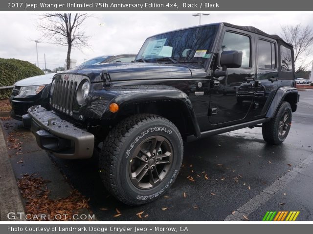 2017 Jeep Wrangler Unlimited 75th Anniversary Edition 4x4 in Black