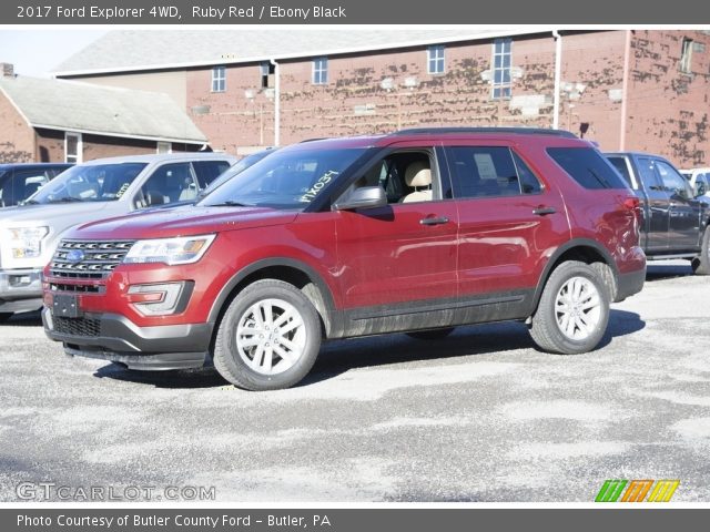 2017 Ford Explorer 4WD in Ruby Red