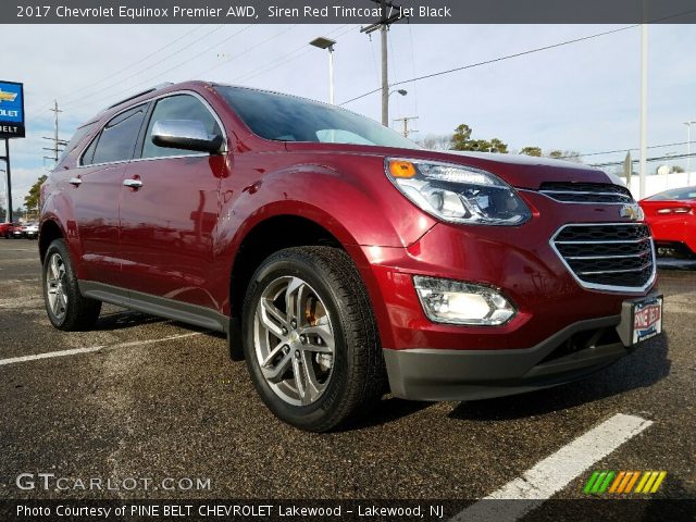 2017 Chevrolet Equinox Premier AWD in Siren Red Tintcoat