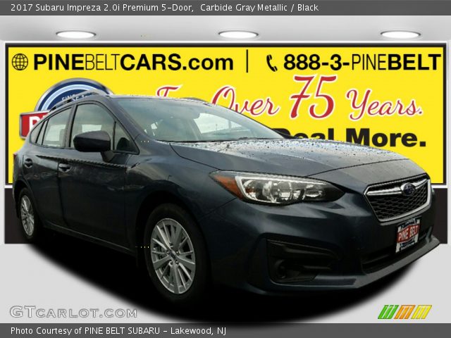 2017 Subaru Impreza 2.0i Premium 5-Door in Carbide Gray Metallic