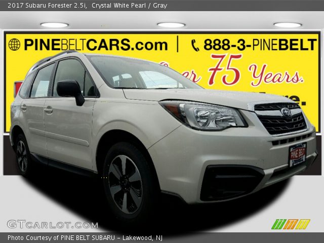 2017 Subaru Forester 2.5i in Crystal White Pearl