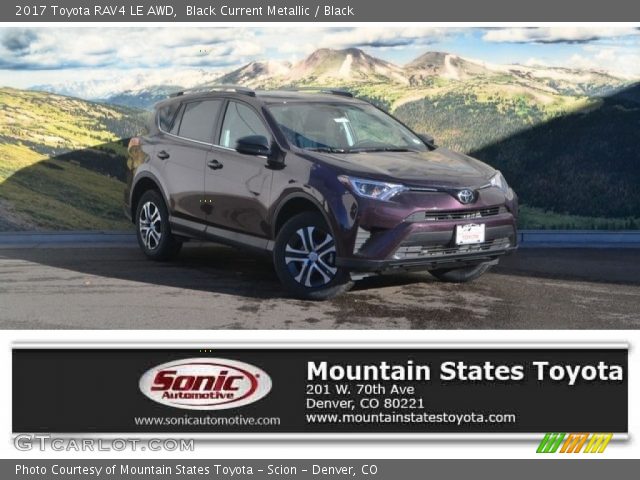 2017 Toyota RAV4 LE AWD in Black Current Metallic