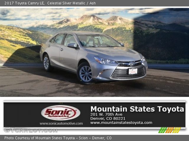 2017 Toyota Camry LE in Celestial Silver Metallic