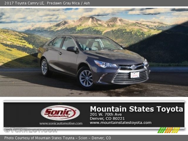 2017 Toyota Camry LE in Predawn Gray Mica
