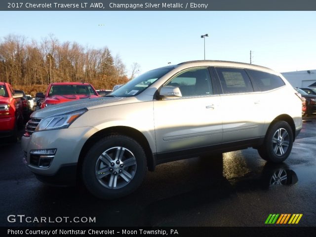 2017 Chevrolet Traverse LT AWD in Champagne Silver Metallic