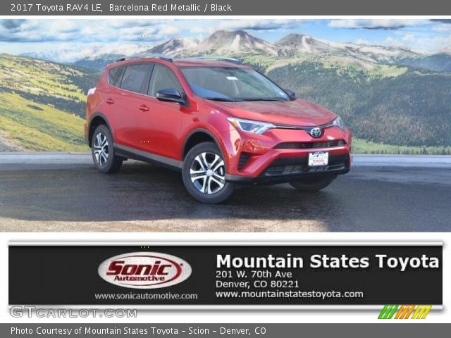 2017 Toyota RAV4 LE in Barcelona Red Metallic