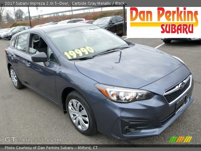 2017 Subaru Impreza 2.0i 5-Door in Carbide Gray Metallic