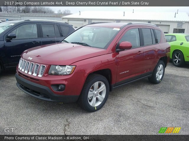 2017 Jeep Compass Latitude 4x4 in Deep Cherry Red Crystal Pearl