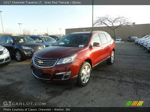 2017 Chevrolet Traverse LT in Siren Red Tintcoat