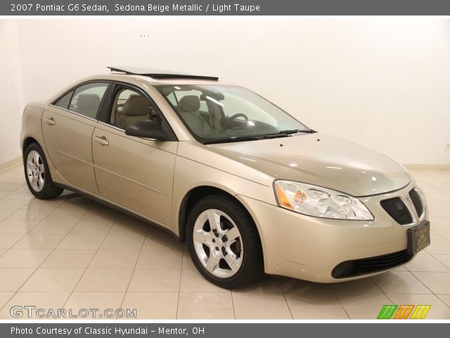 2007 Pontiac G6 Sedan in Sedona Beige Metallic