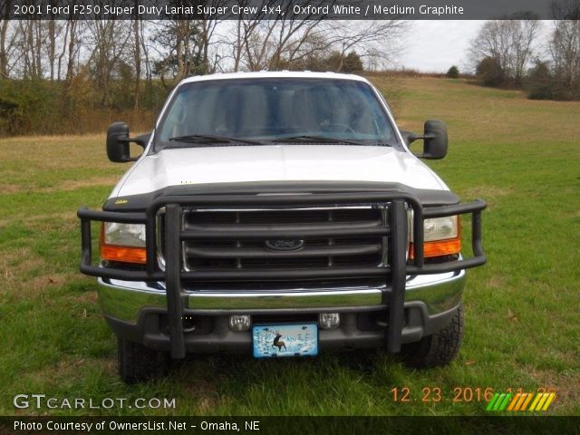 2001 Ford F250 Super Duty Lariat Super Crew 4x4 in Oxford White