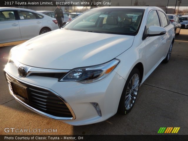 2017 Toyota Avalon Limited in Blizzard Pearl White