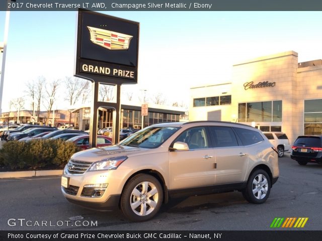 2017 Chevrolet Traverse LT AWD in Champagne Silver Metallic