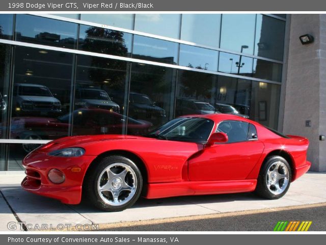 1998 Dodge Viper GTS in Viper Red