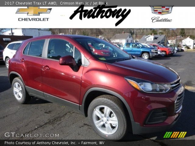 2017 Chevrolet Trax LT AWD in Crimson Metallic