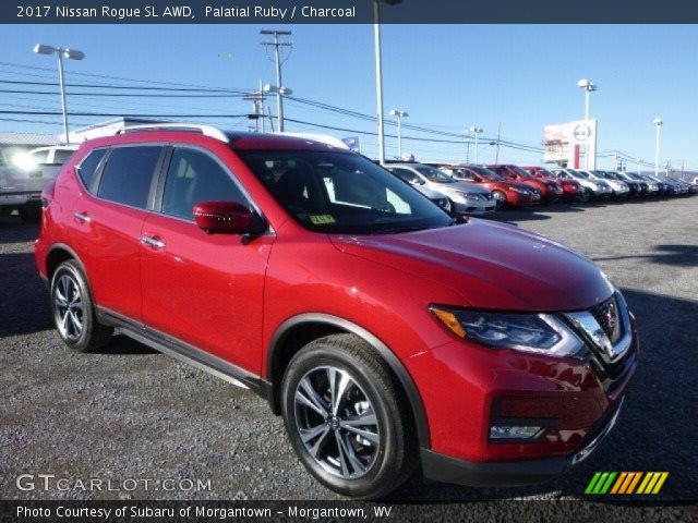 2017 Nissan Rogue SL AWD in Palatial Ruby