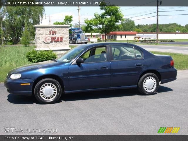 2000 Chevrolet Malibu Sedan in Navy Blue Metallic