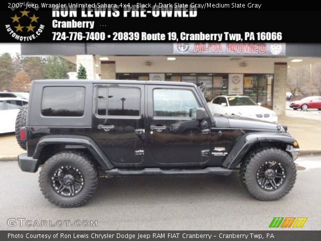 2007 Jeep Wrangler Unlimited Sahara 4x4 in Black