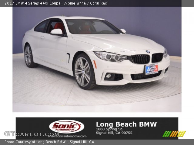 2017 BMW 4 Series 440i Coupe in Alpine White