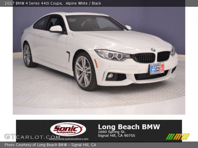 2017 BMW 4 Series 440i Coupe in Alpine White