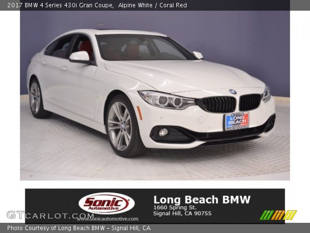 2017 BMW 4 Series 430i Gran Coupe in Alpine White