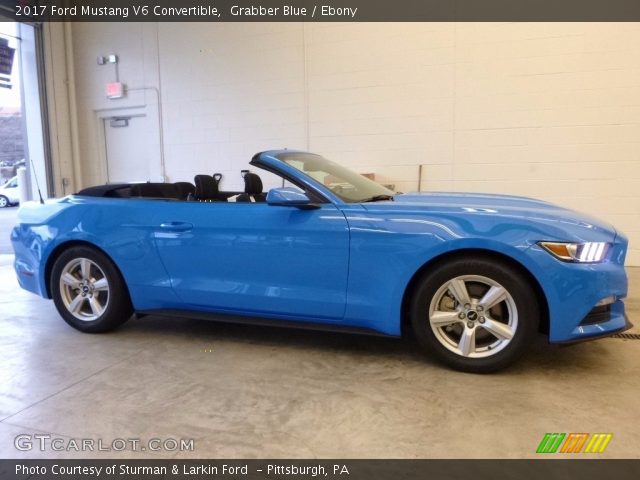 2017 Ford Mustang V6 Convertible in Grabber Blue