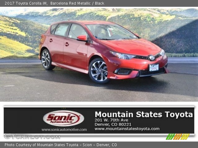 2017 Toyota Corolla iM  in Barcelona Red Metallic