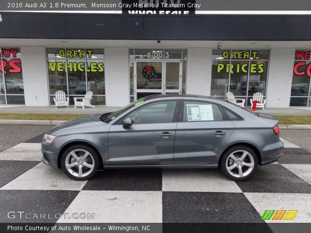 2016 Audi A3 1.8 Premium in Monsoon Gray Metallic