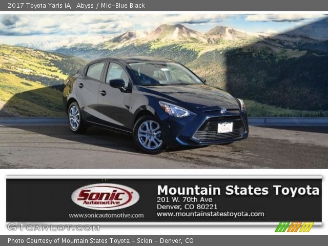 2017 Toyota Yaris iA  in Abyss