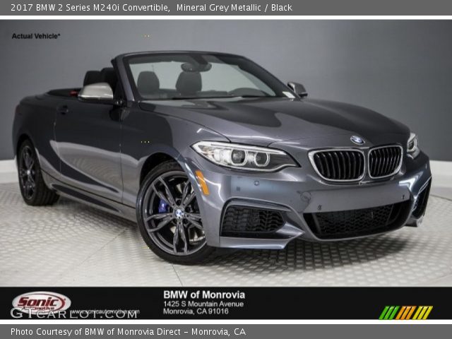 2017 BMW 2 Series M240i Convertible in Mineral Grey Metallic