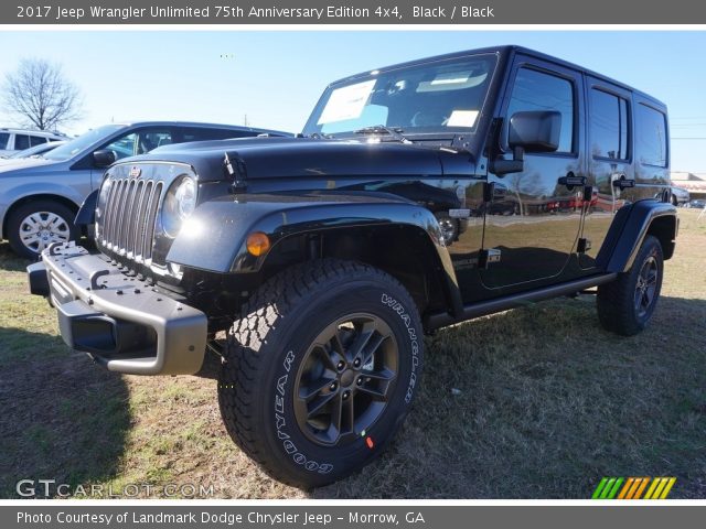 2017 Jeep Wrangler Unlimited 75th Anniversary Edition 4x4 in Black