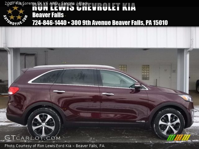 2017 Kia Sorento EX V6 AWD in Sangria