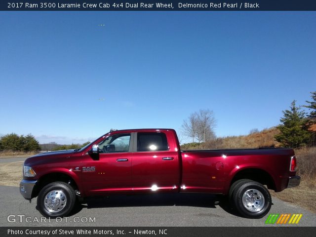 2017 Ram 3500 Laramie Crew Cab 4x4 Dual Rear Wheel in Delmonico Red Pearl