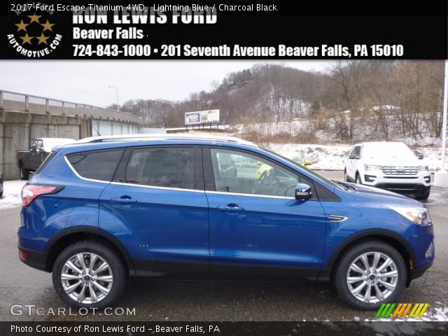 2017 Ford Escape Titanium 4WD in Lightning Blue